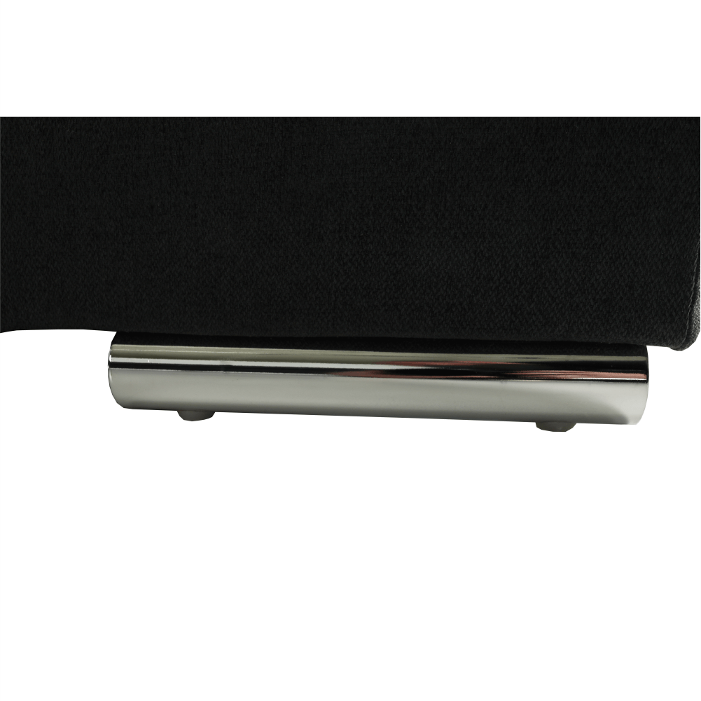 Ülőgarnitúra, sötétszürke, balos kivitel, SEGORIA ROH U