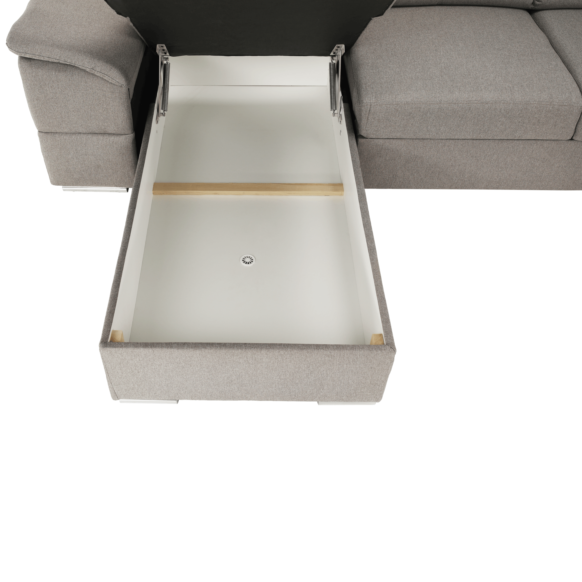 Ülőgarnitúra, szükésbarna Taupe, balos kivitel, SEGORIA ROH U Ülőgarnitúra, szükésbarna Taupe, balos kivitel, SEGORIA ROH U