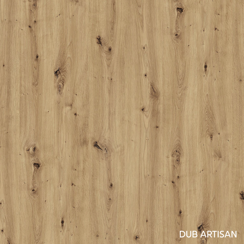 Pracovná doska, hrúbka 3,8 cm, dub artisan