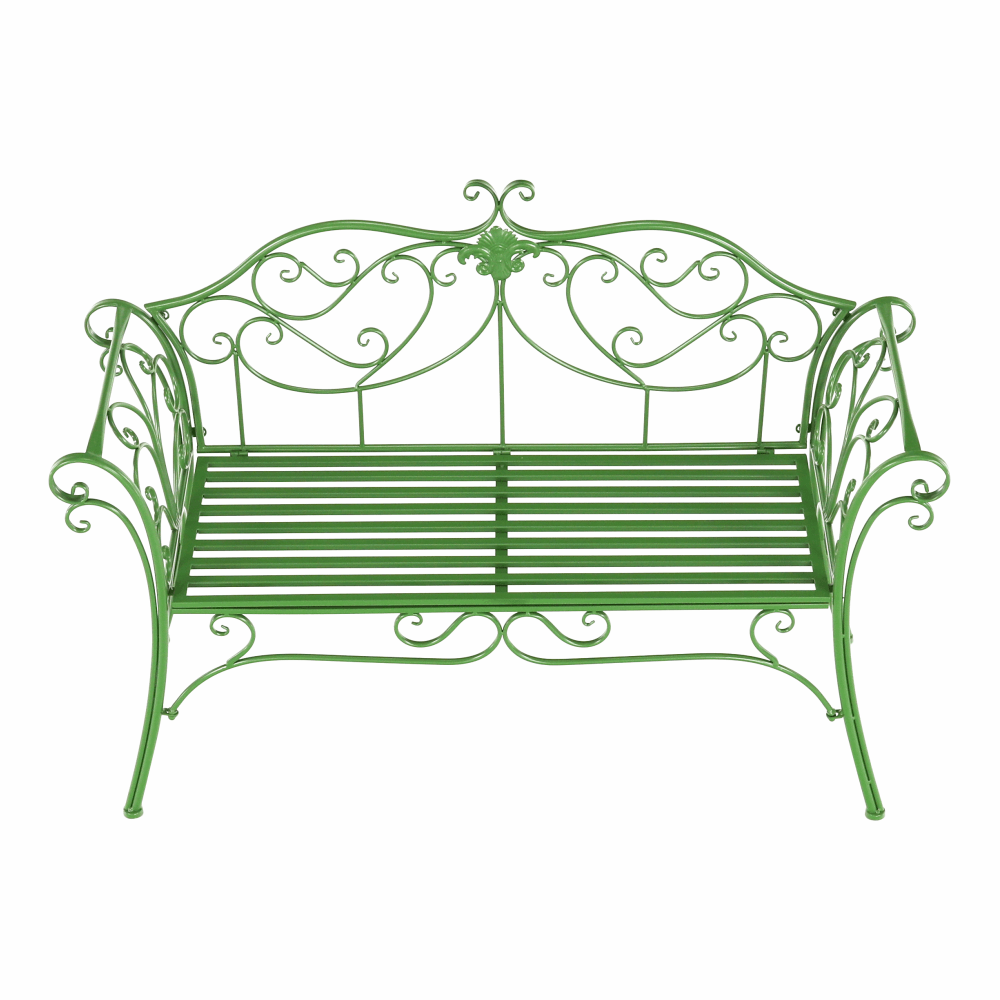 Zahradní lavička, zelená, ETELIA