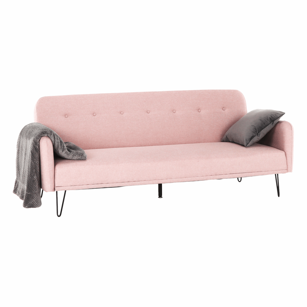Canapea extensibilă, roz învechit, PULSA