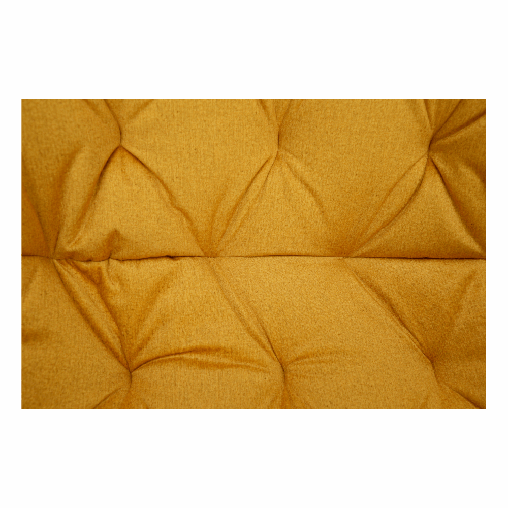 Designové křeslo, žlutá Velvet látka, FEDRIS Kondela (foto 16)