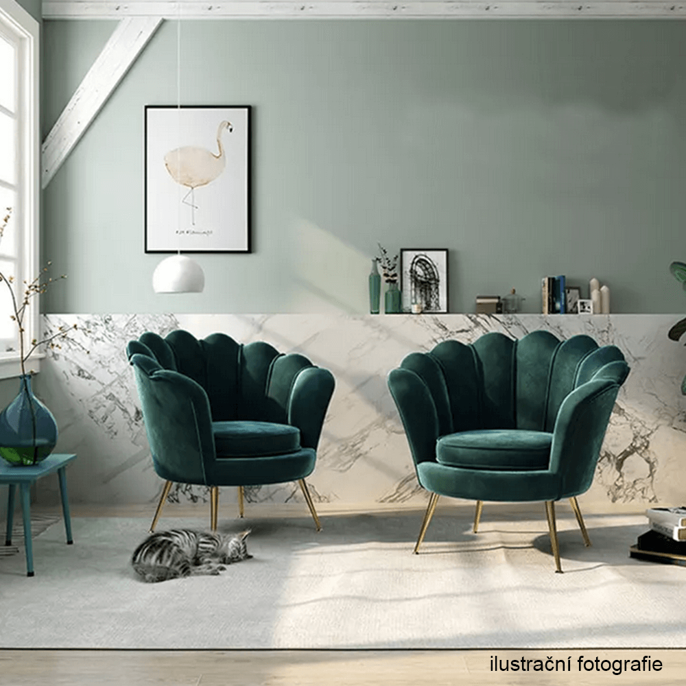 Křeslo ve stylu Art-deco NOBLIN Kondela (foto 4)