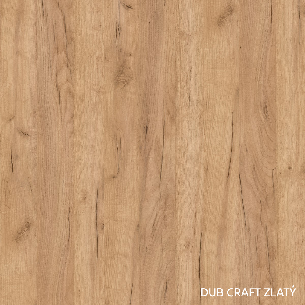 Pracovná doska, K003, hrúbka 3,8 cm, dub craft zlatý