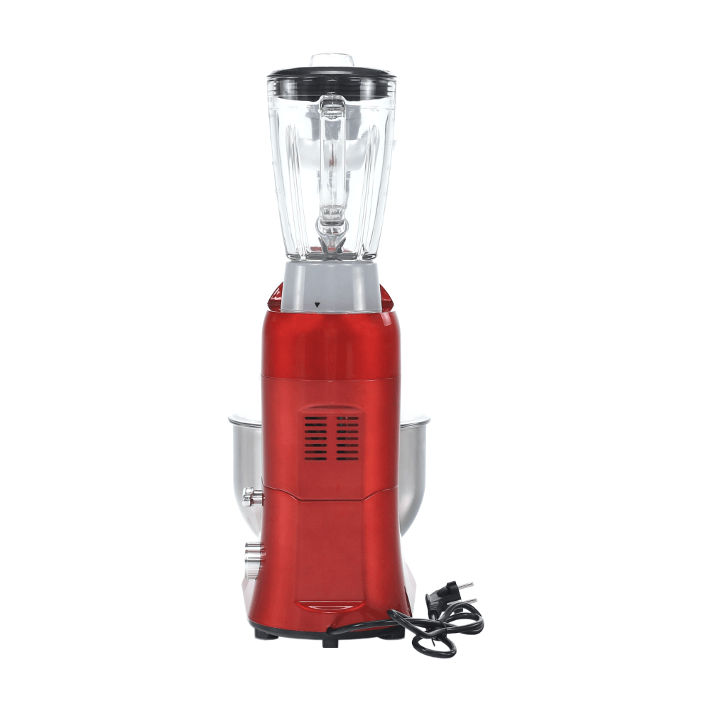 TEMPO-KONDELA KANTE, kuchynský robot, 1800 W, 5 l, červená/chróm