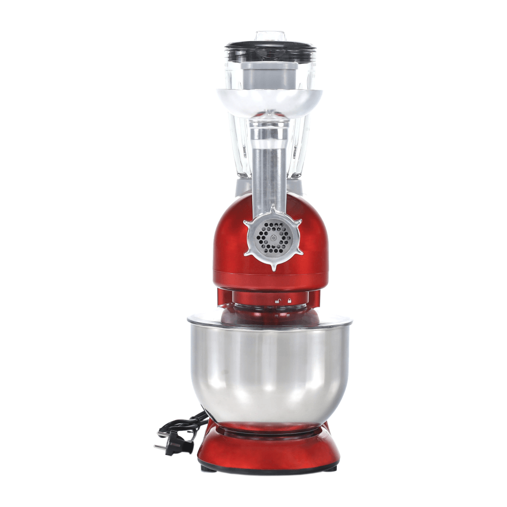TEMPO-KONDELA KANTE, kuchynský robot, 1800 W, 5 l, červená/chróm