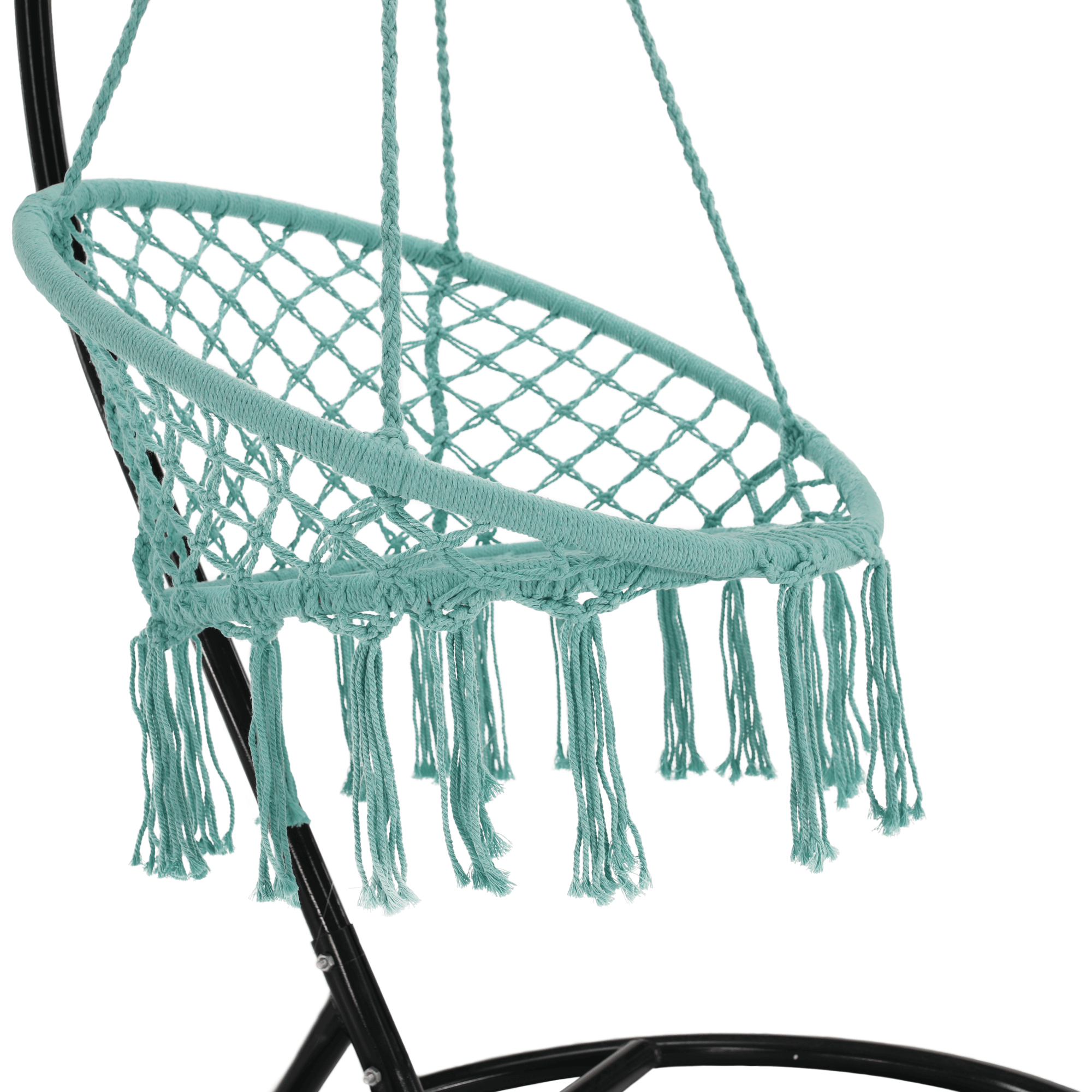Függő szék, pamut+fém/menta, AMADO 2 NEW Függő szék, pamut+fém/menta, AMADO 2 NEW
