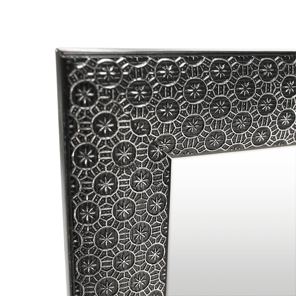 Álló tükor, fekete, LAVAL