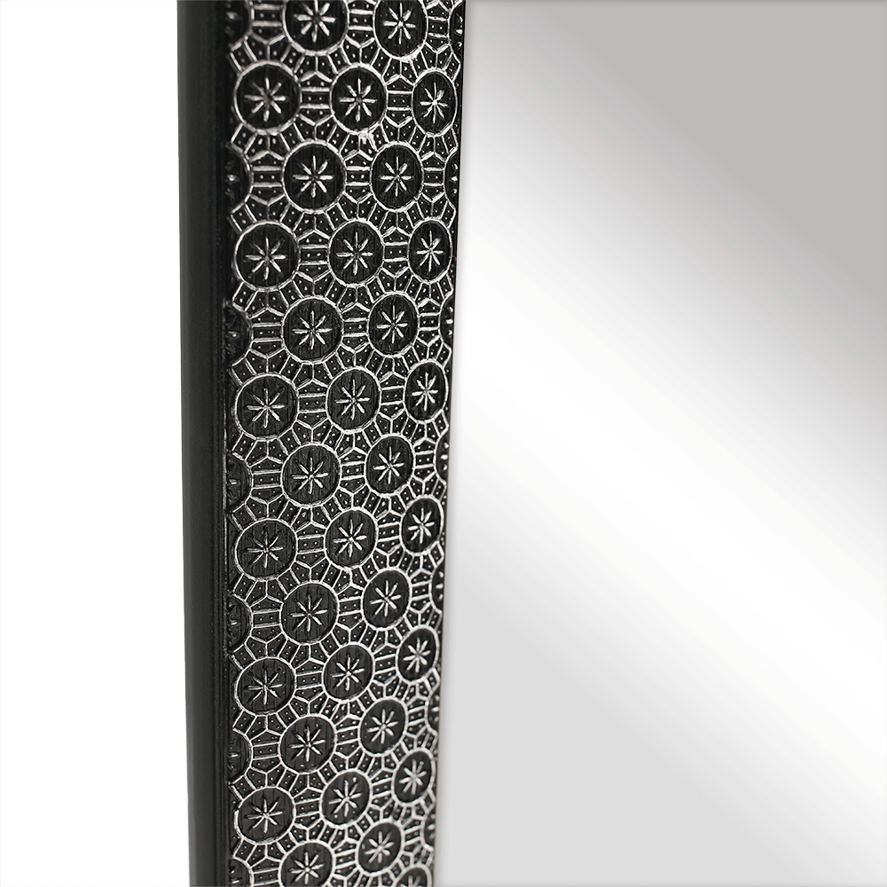 Álló tükor, fekete, LAVAL