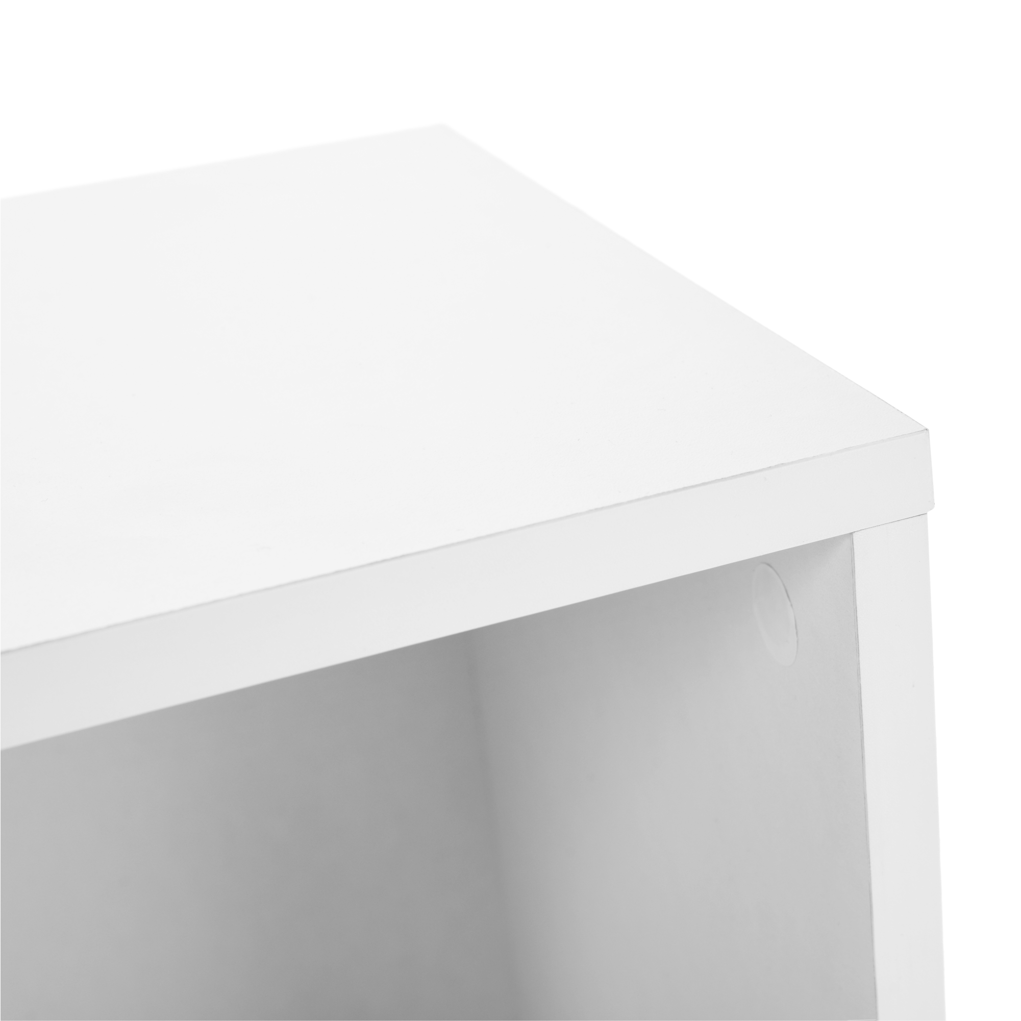 Gyerekkönyvtár ülőhellyel, fehér/szürke, FERIA