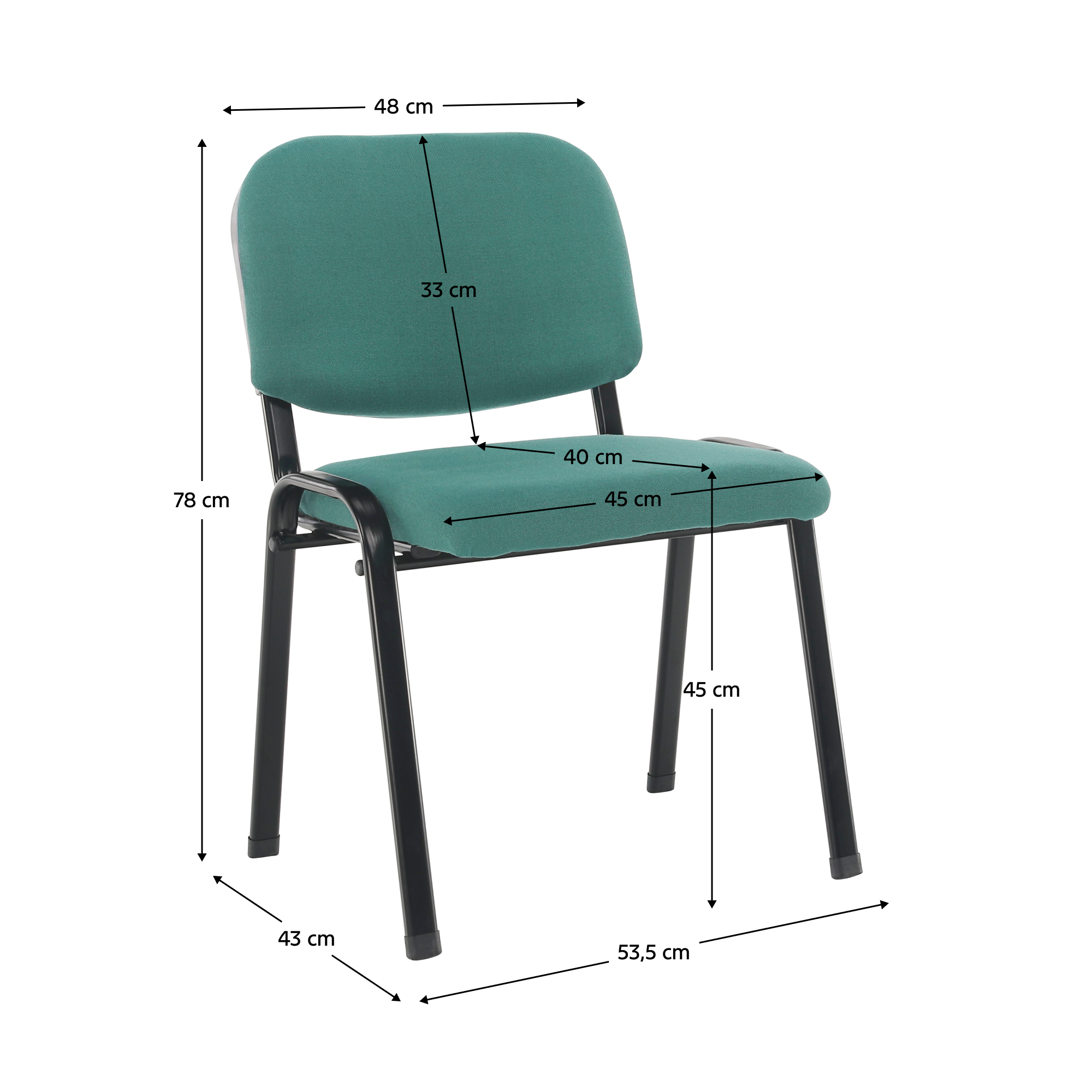 Irodai szék, zöld , ISO ECO Irodai szék, zöld , ISO ECO