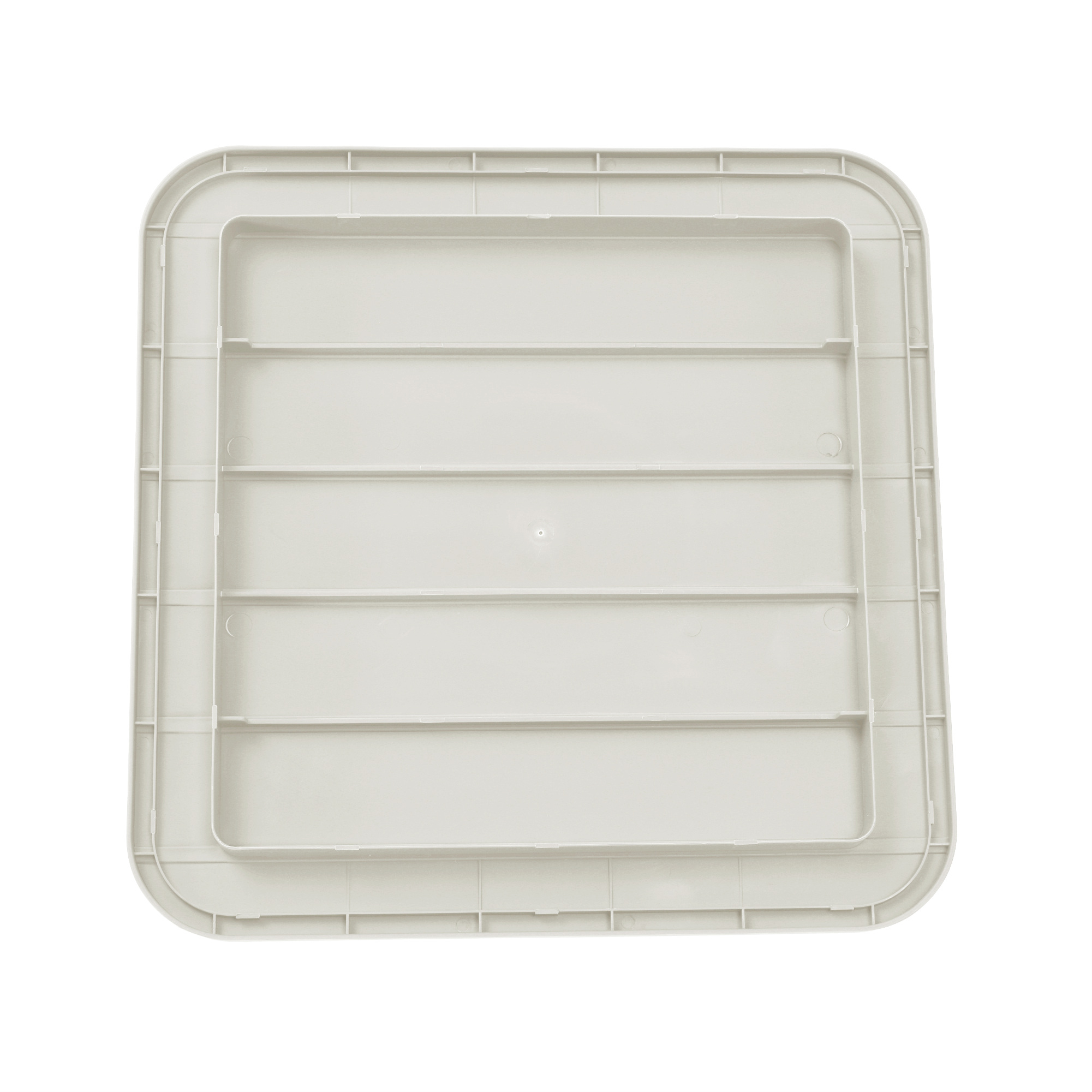 Zahradní úložný box / příruční stolek, bílá, IBLIS