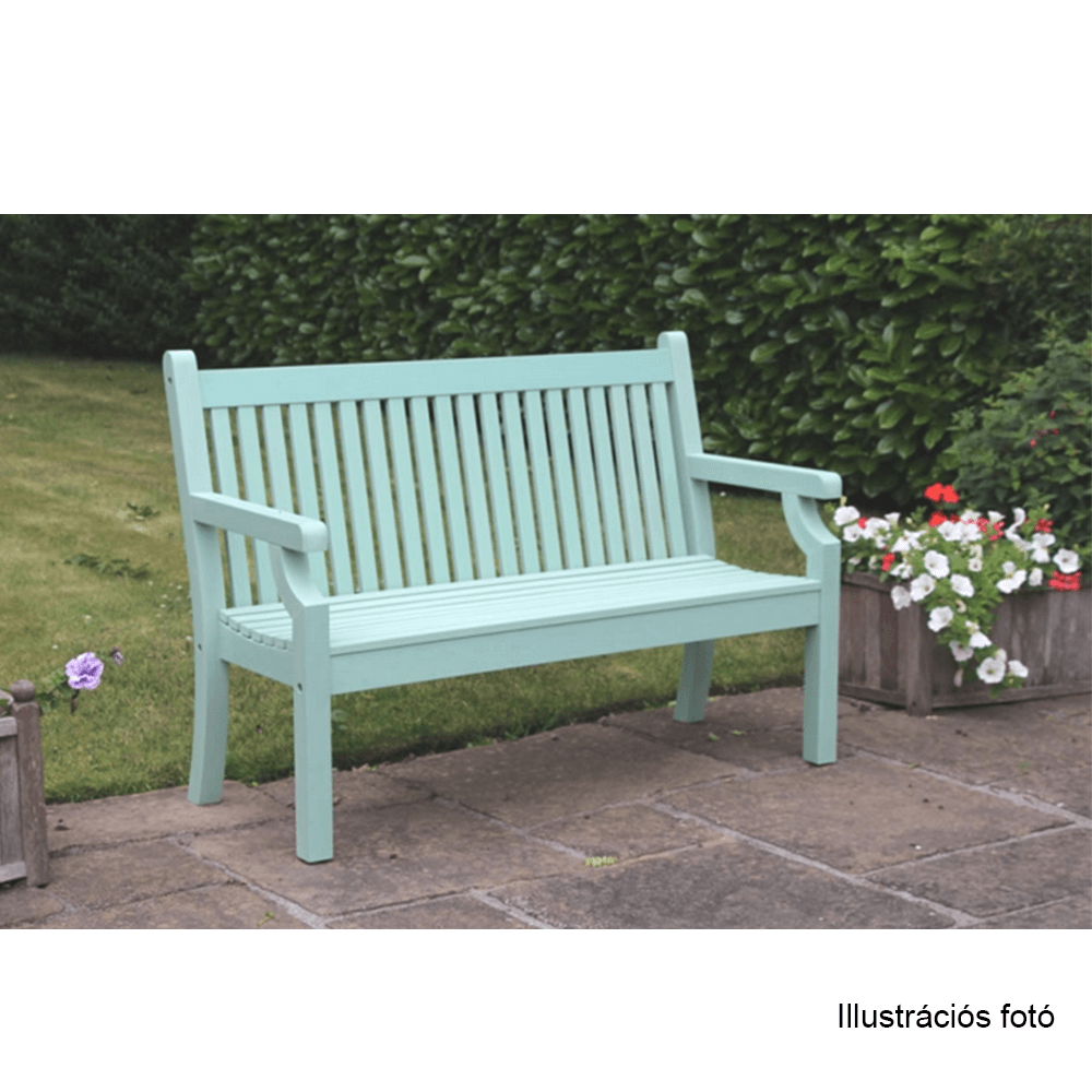 Fából készült kerti pad, neo mint, 150 cm, KOLNA Fából készült kerti pad, neo mint, 150 cm, KOLNA