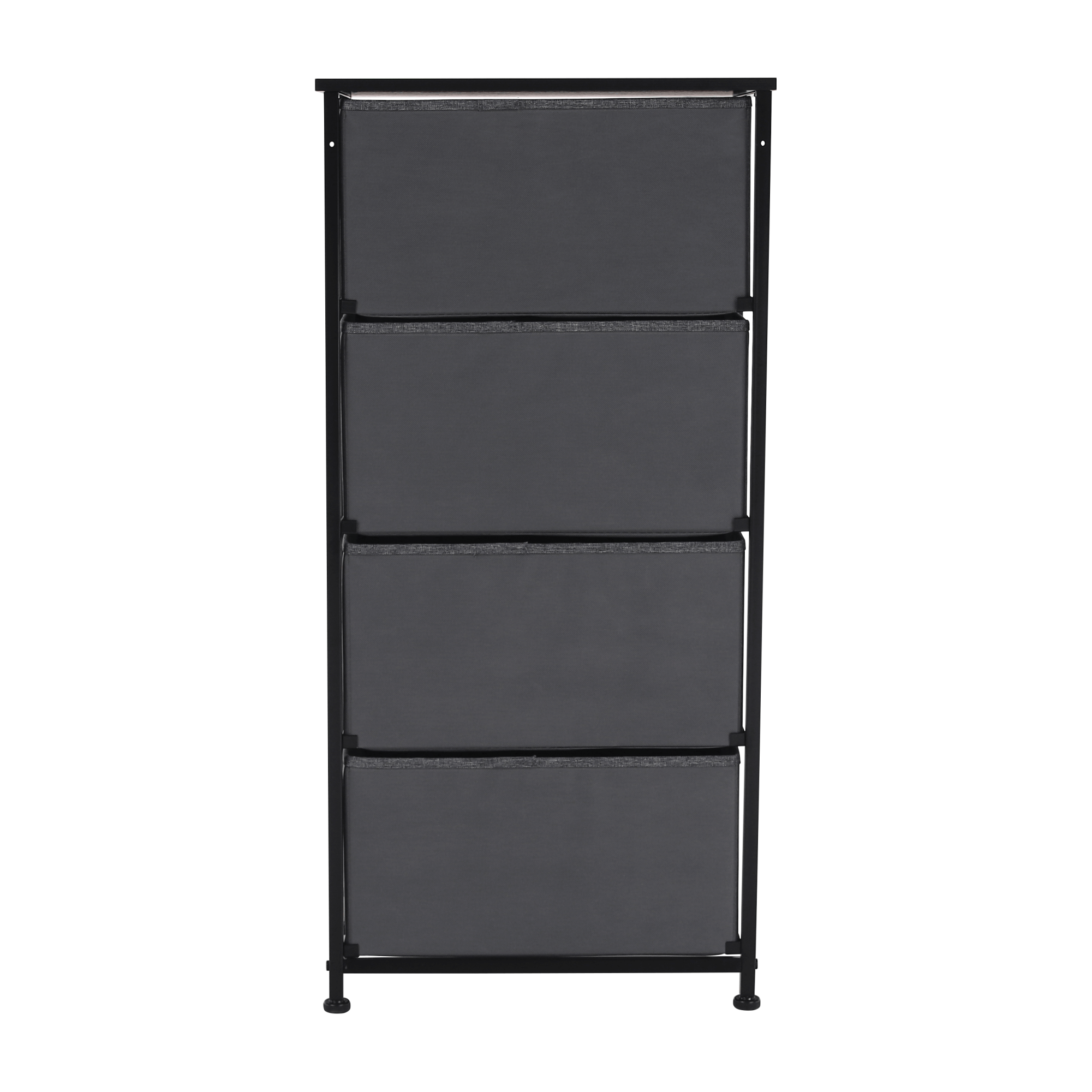 Komód szövet fiókokkal, fekete/sötétszürke, PALMERA TYP 2 Komód szövet fiókokkal, fekete/sötétszürke, PALMERA TYP 2