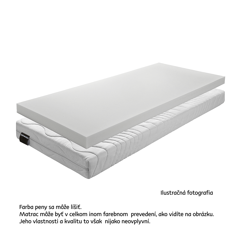 Matrac, penový, 194x90 cm, BE ELISSE