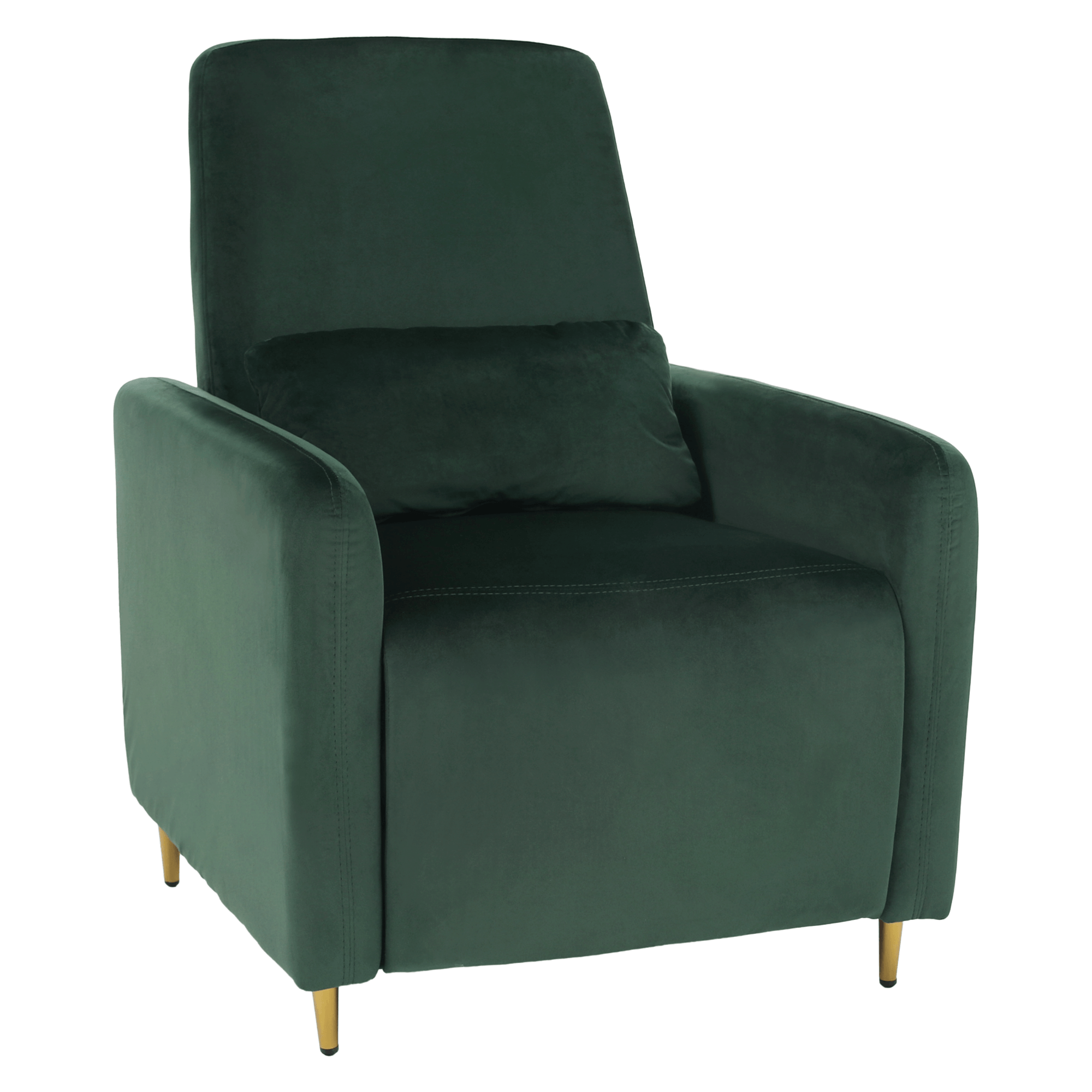 Állítható relaxációs fotel, smaragd Velvet szövet, NAURO