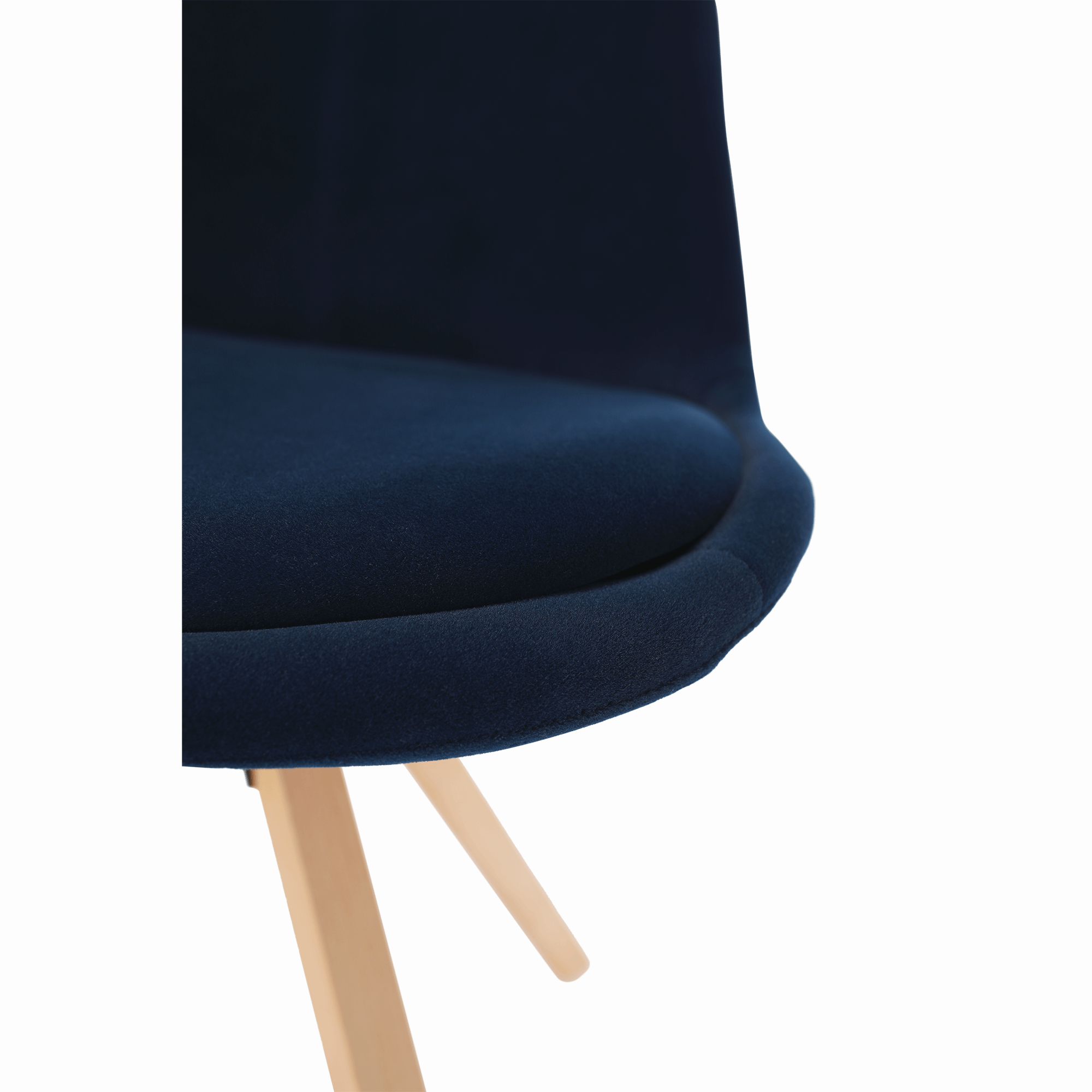 Židle, modrá Velvet látka/ buk, SABRA