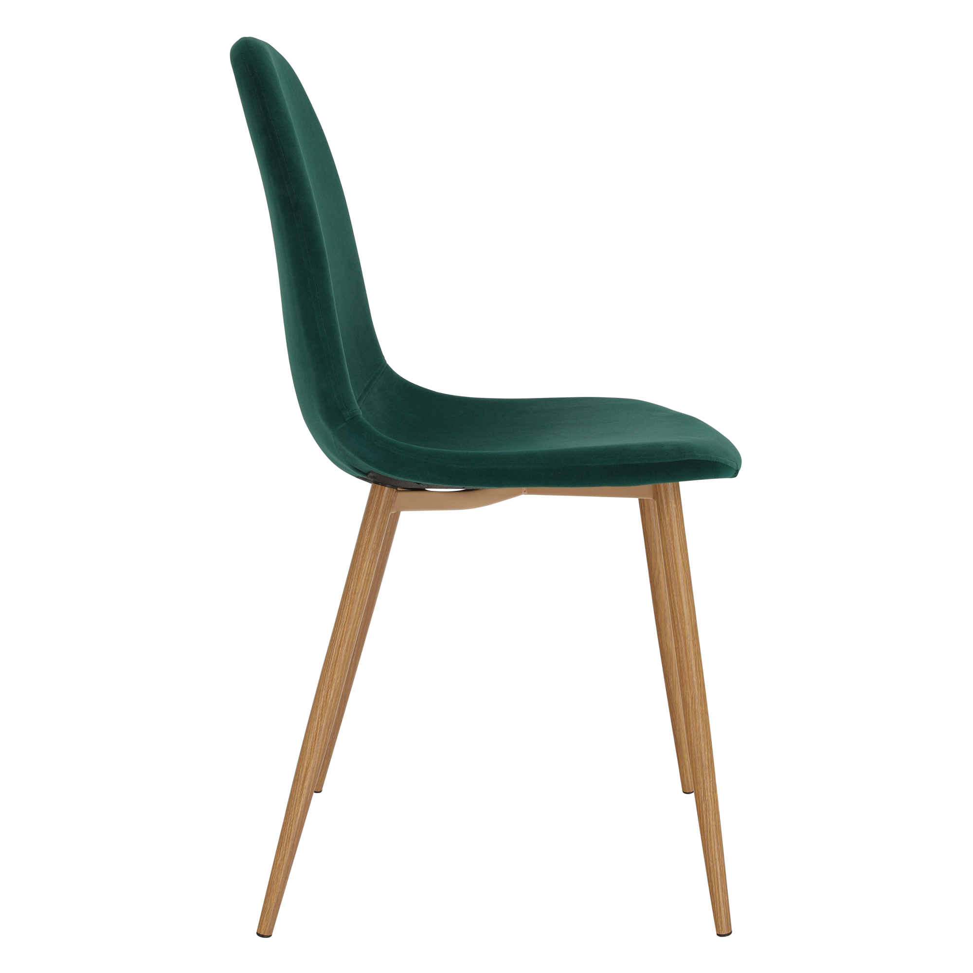 Židle, smaragdová Velvet látka / buk, LEGA