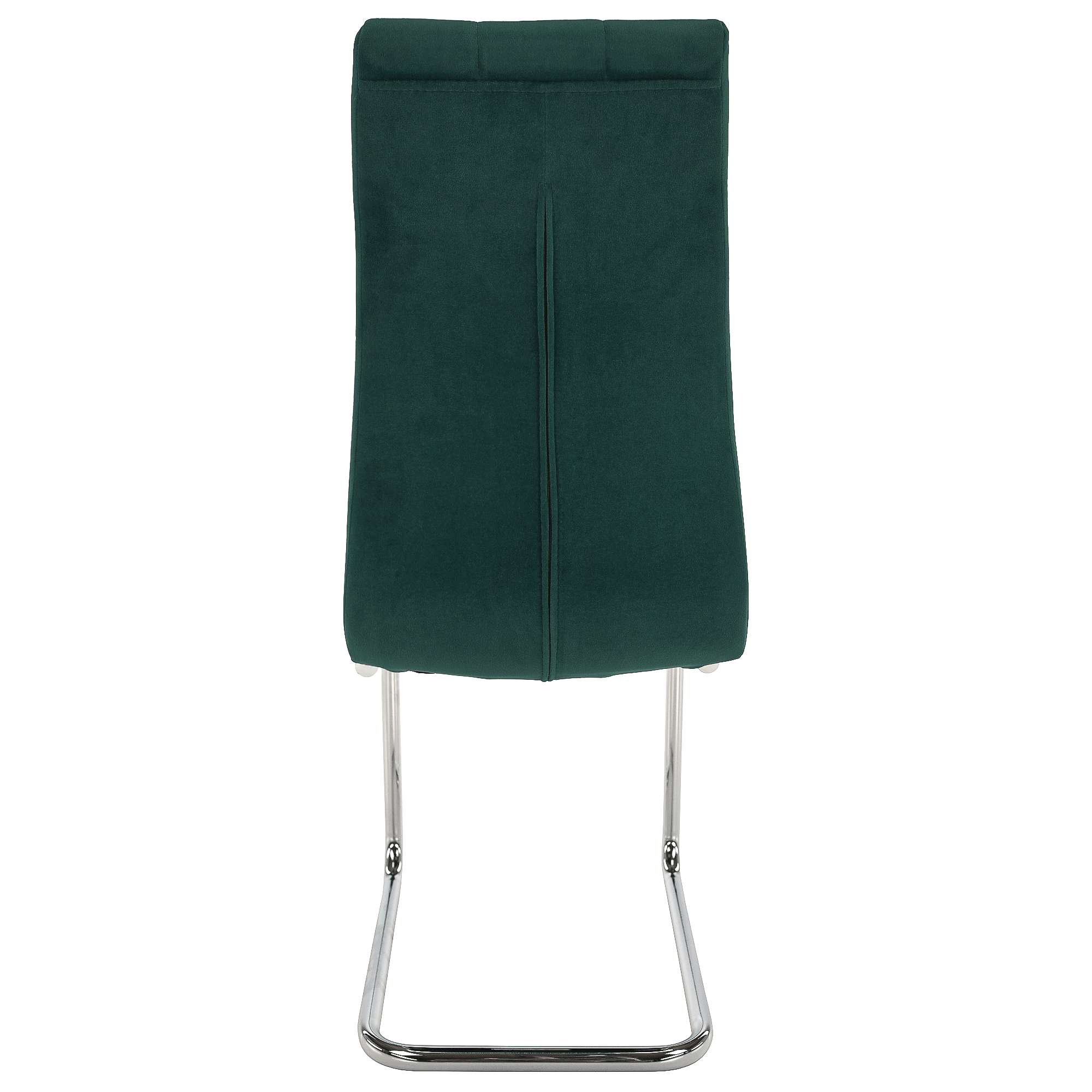 Jídelní židle, smaragdová Velvet látka / chrom, SALOMA NEW