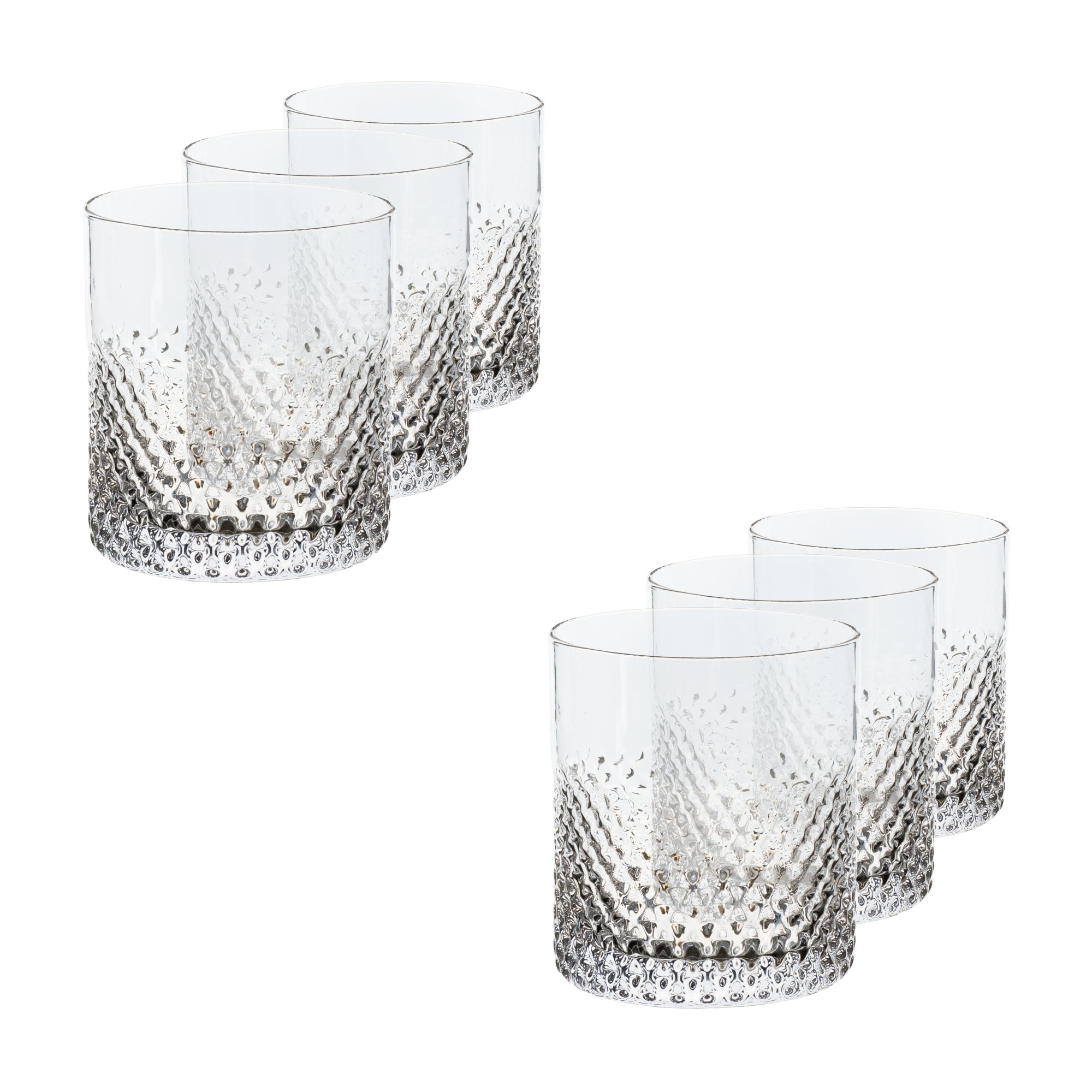 Poháre na whisky/vodu, set 6 ks, 200 ml, číra, AVEIRO TYP 1