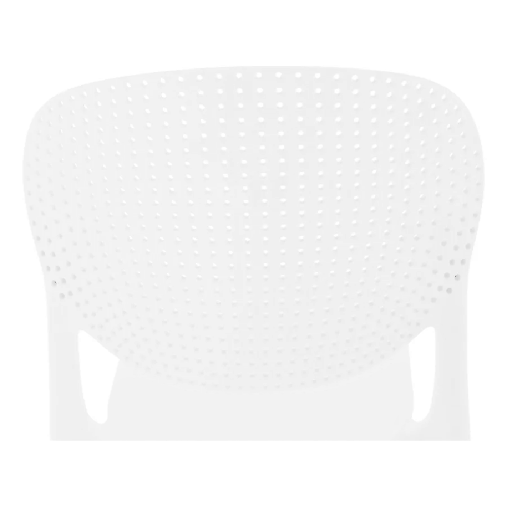 Rakásolható szék, fehér, FEDRA NEW