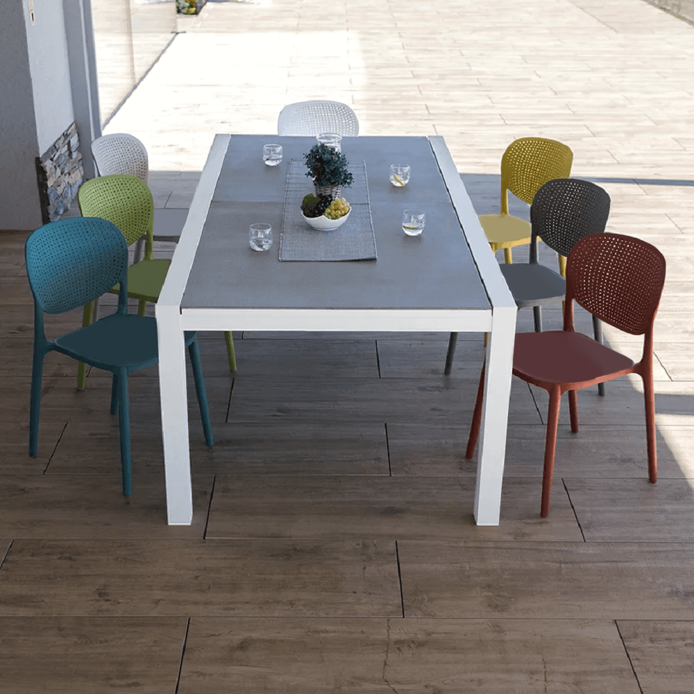 Rakásolható szék, sárga, FEDRA NEW