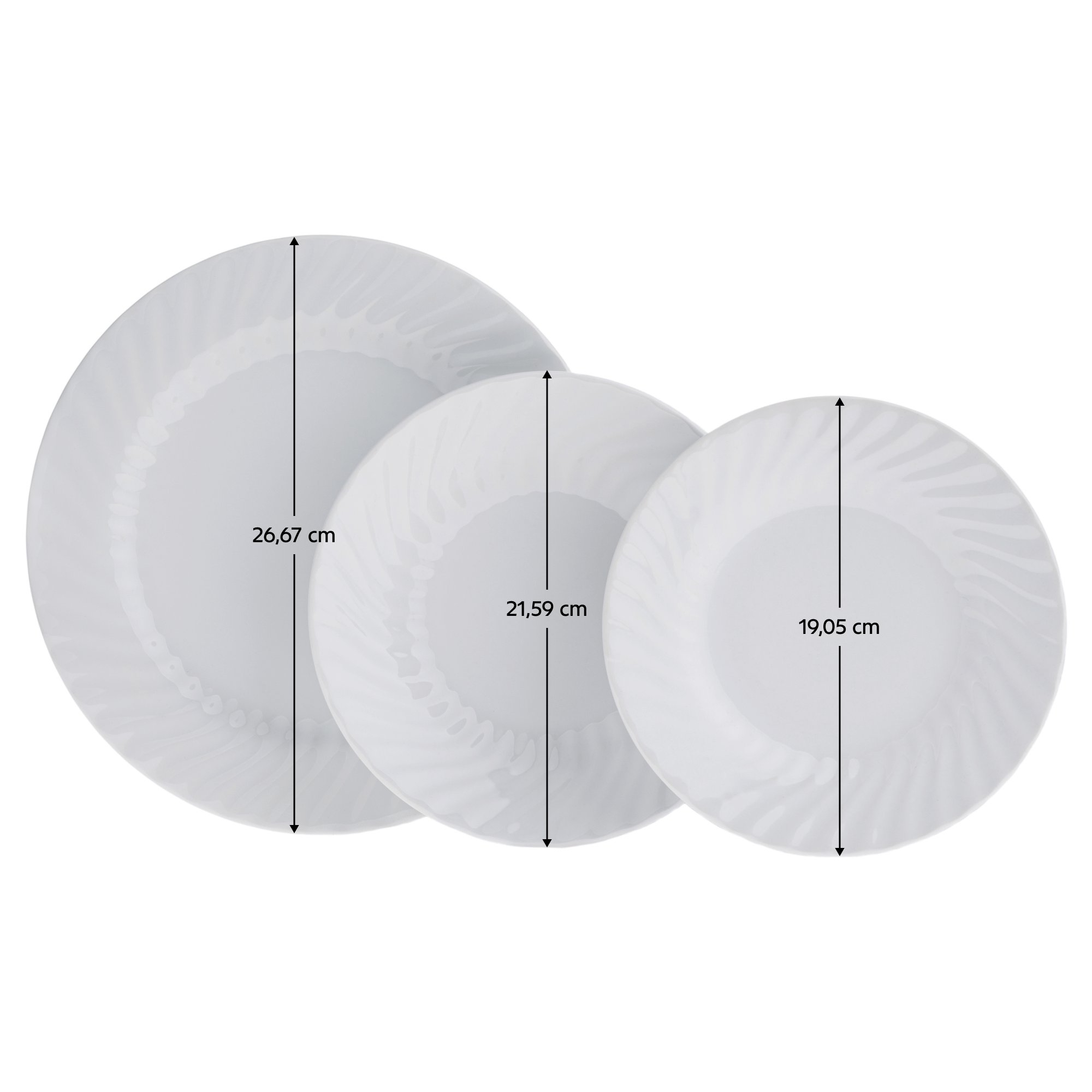 TEMPO-KONDELA KOMINOR TYP 3, jedálenská súprava, set 18 ks, porcelán