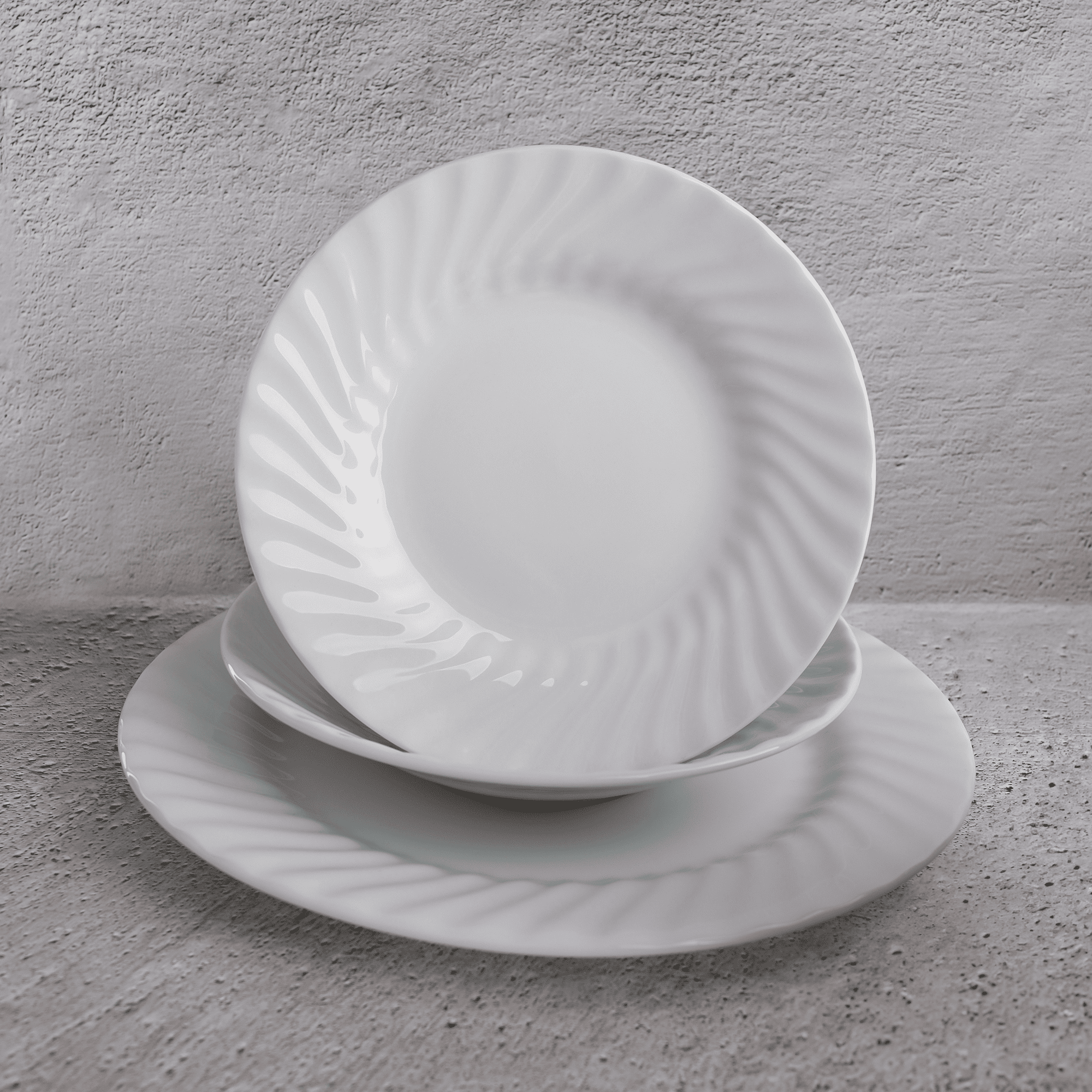 TEMPO-KONDELA KOMINOR TYP 3, jedálenská súprava, set 18 ks, porcelán