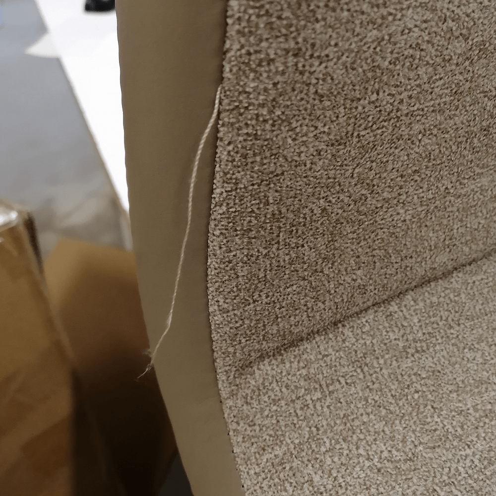 Jedálenská stolička, béžová/chróm, SALOMA NEW P1, poškodený tovar