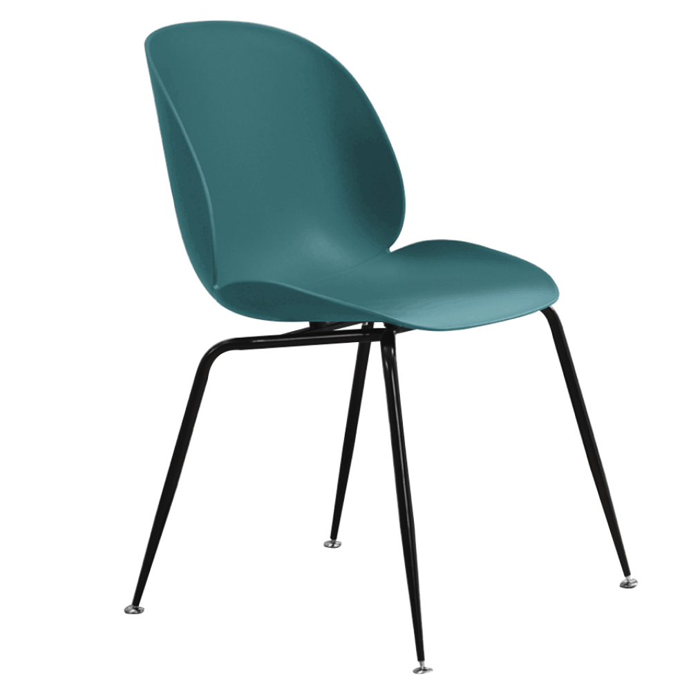 Jídelní židle,, tmavomodrá / černá, SONAIA