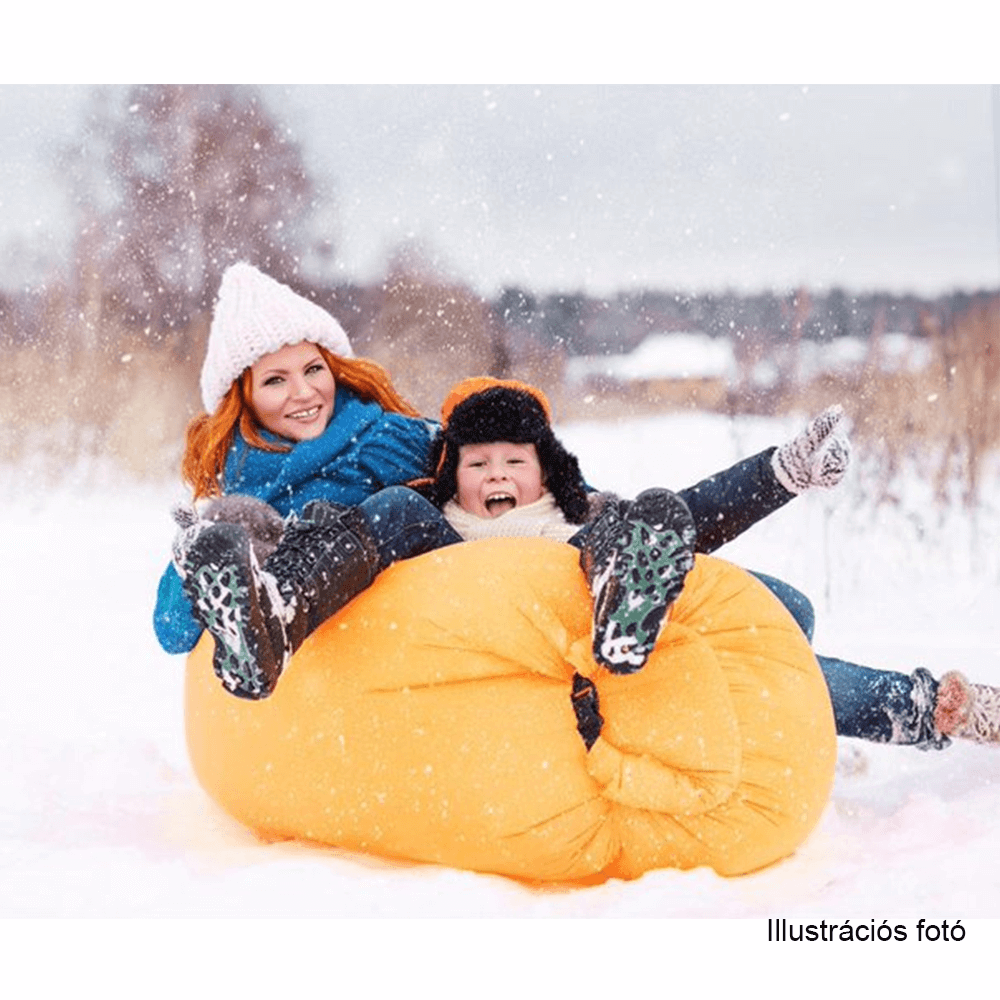 Felfújható babzsák/lazy bag, kék, LEBAG