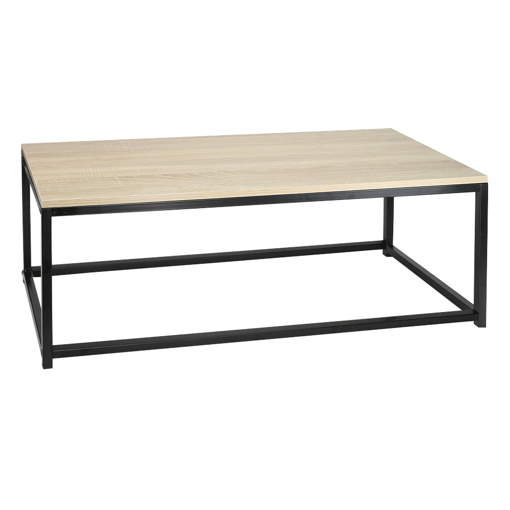 2 dohányzóasztal szett, tölgy sonoma/fekete, KASTLER NEW TYP 2