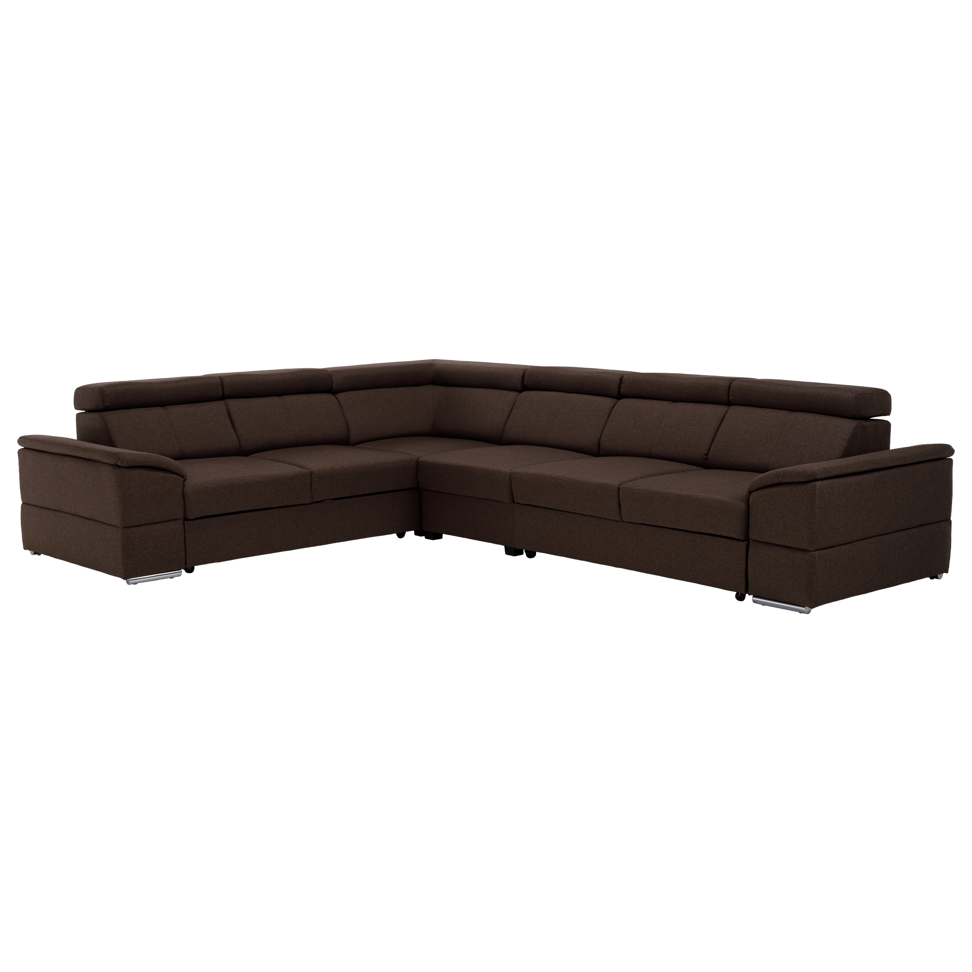 Ülőgarnitúra, szövet csoki, SEGORIA LUX