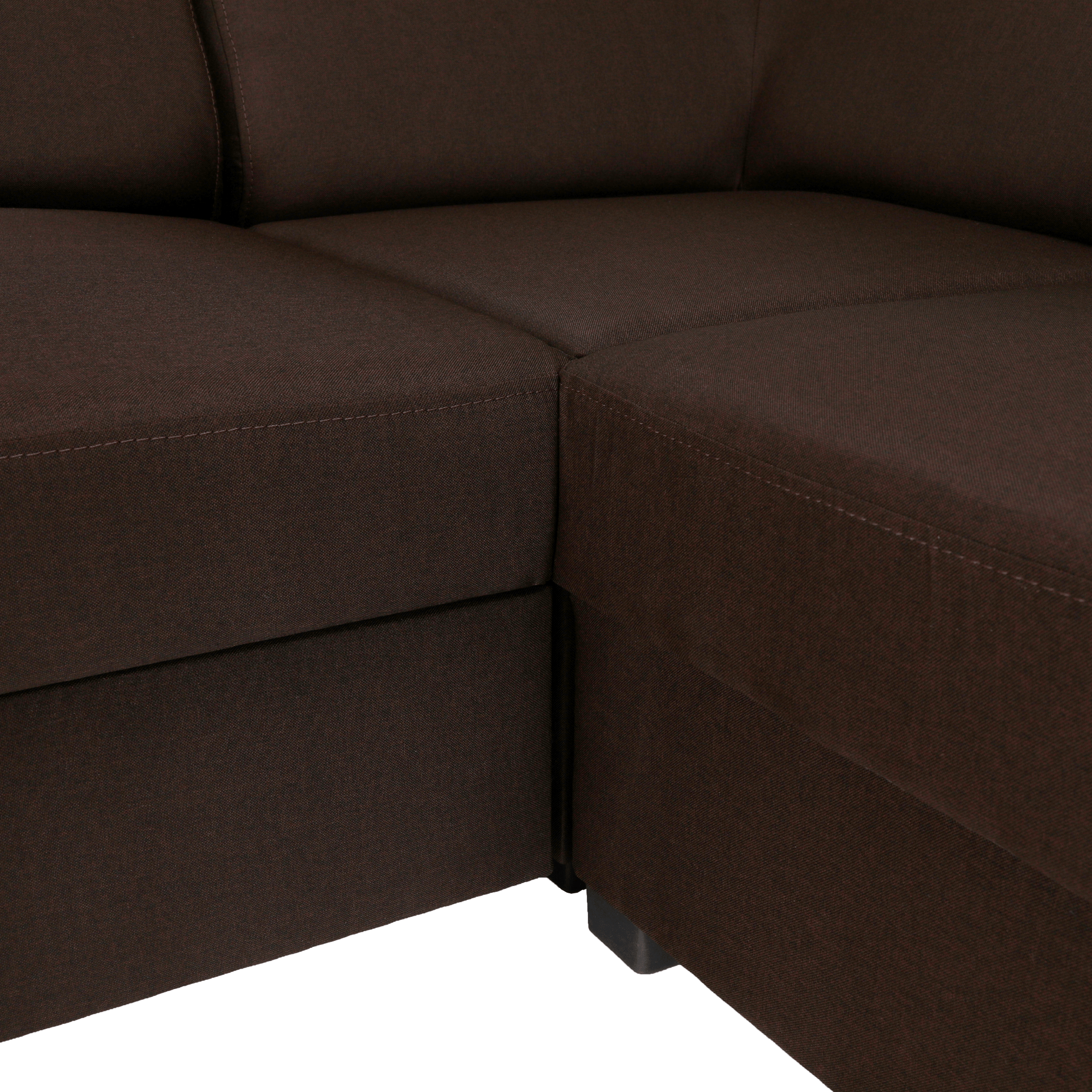 Ülőgarnitúra, szövet csoki, SEGORIA LUX