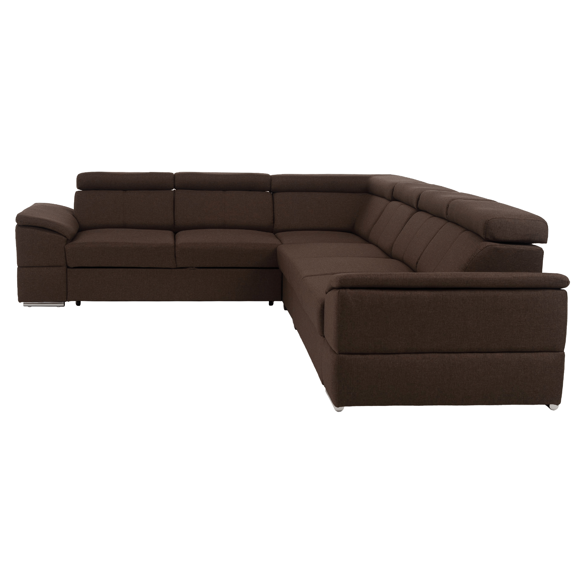 Ülőgarnitúra, szövet csoki, SEGORIA LUX