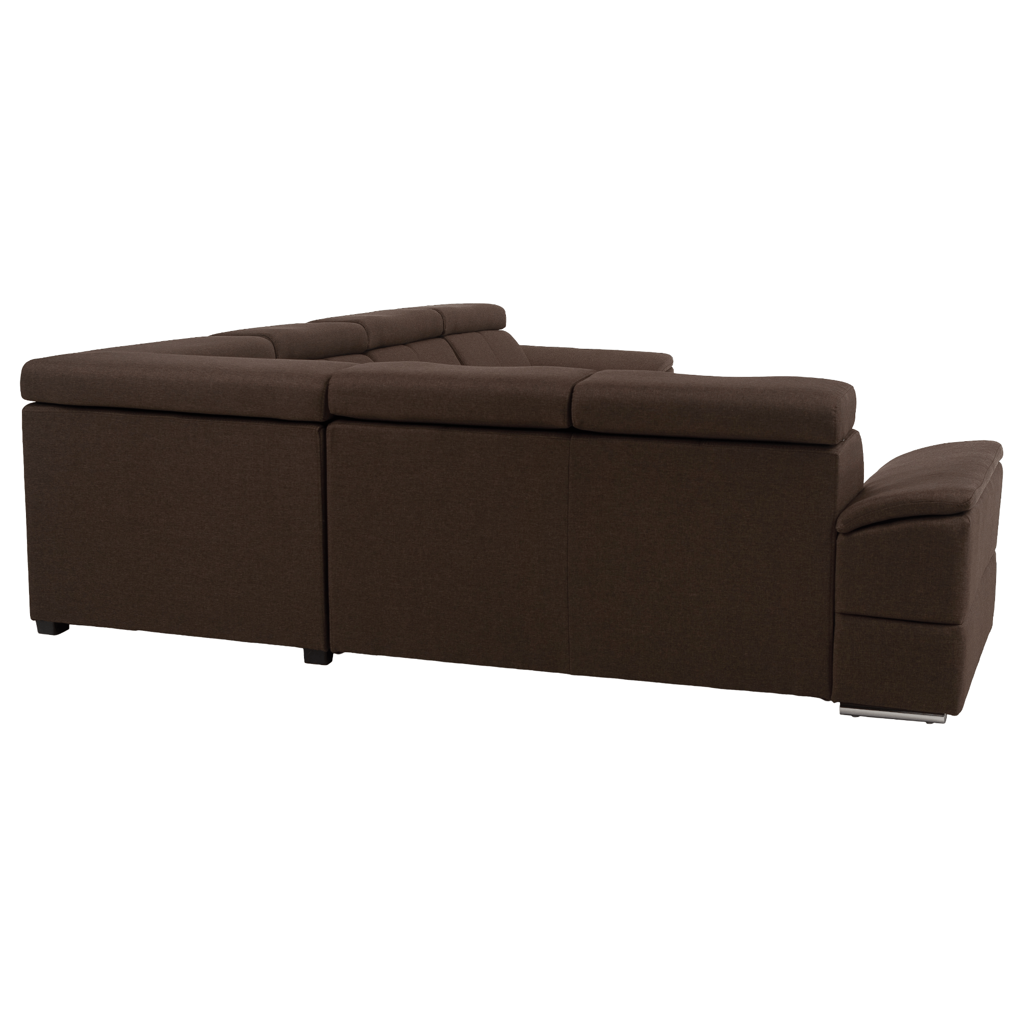 Ülőgarnitúra, szövet csoki, SEGORIA LUX