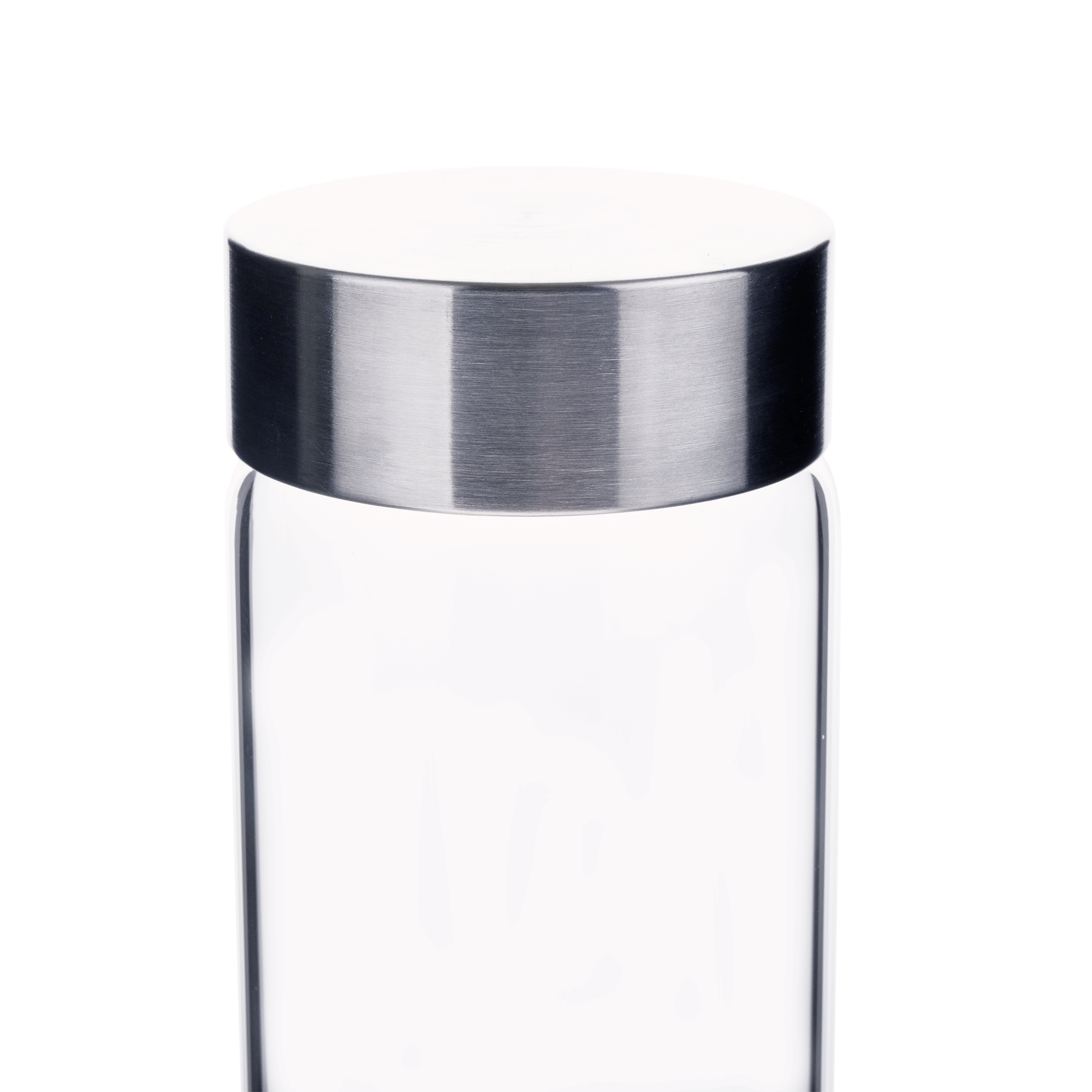 TEMPO-KONDELA CRYSTAL, sklenená fľaša s ametystom, 500 ml