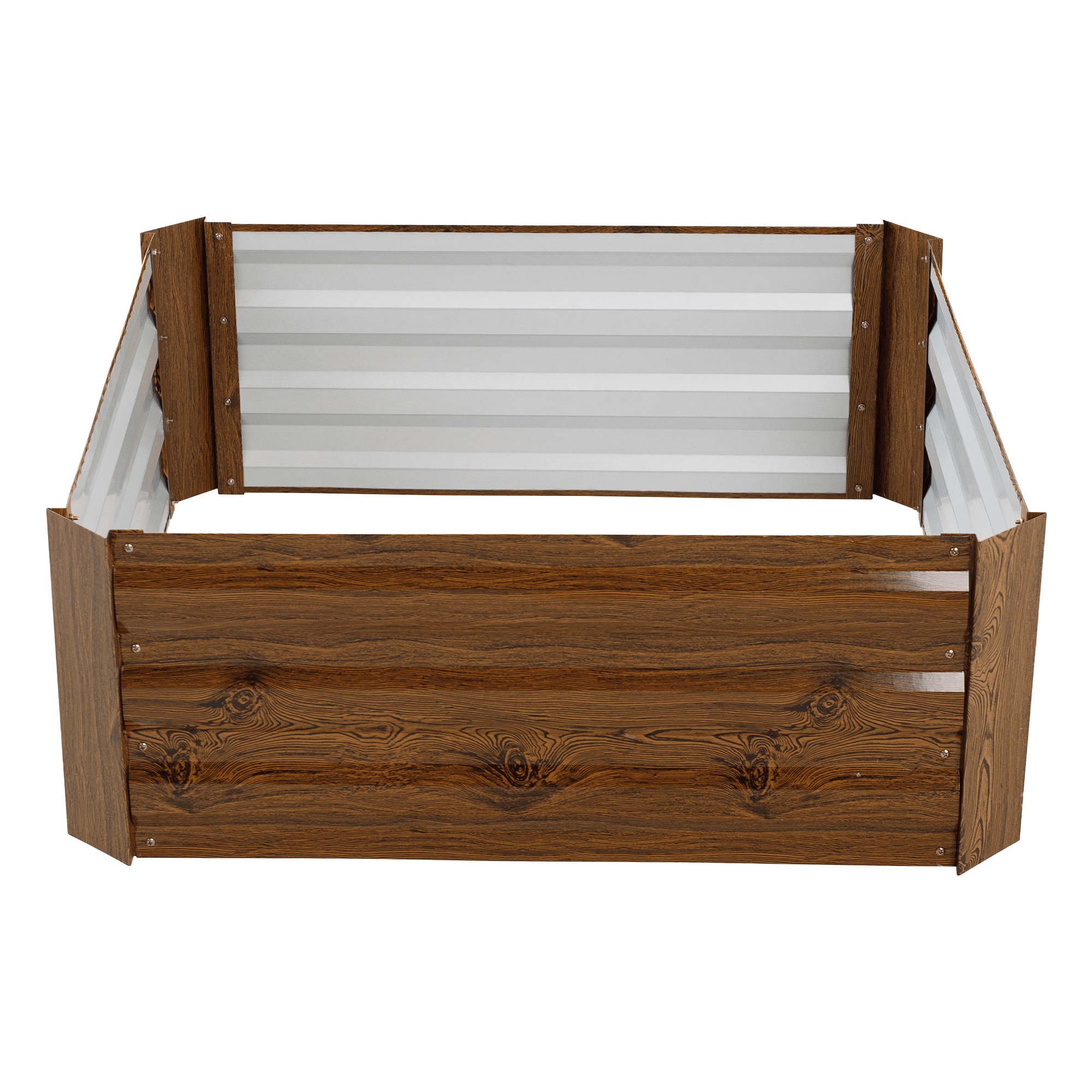 Magasított virágágy, barna, acél, NONKY TYP 3