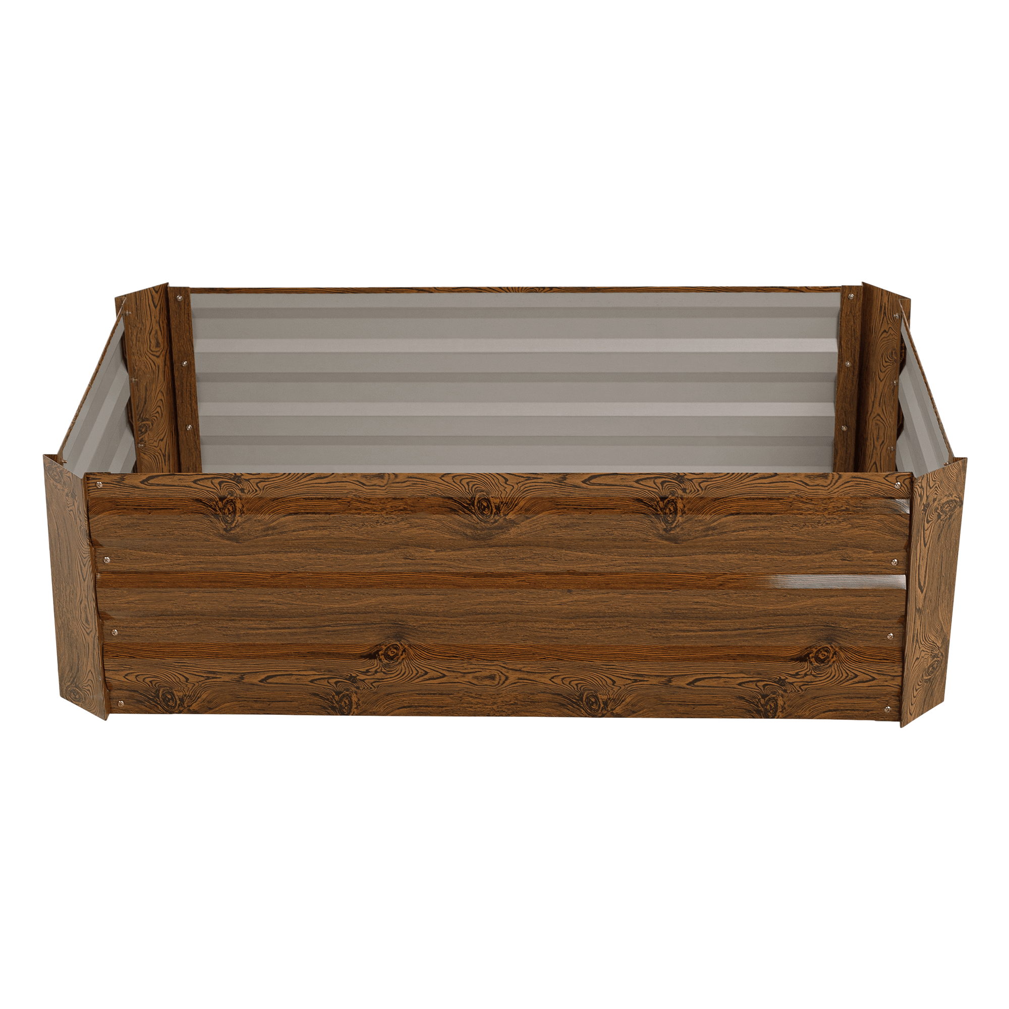 Magasított virágágy, barna, acél, NONKY TYP 4