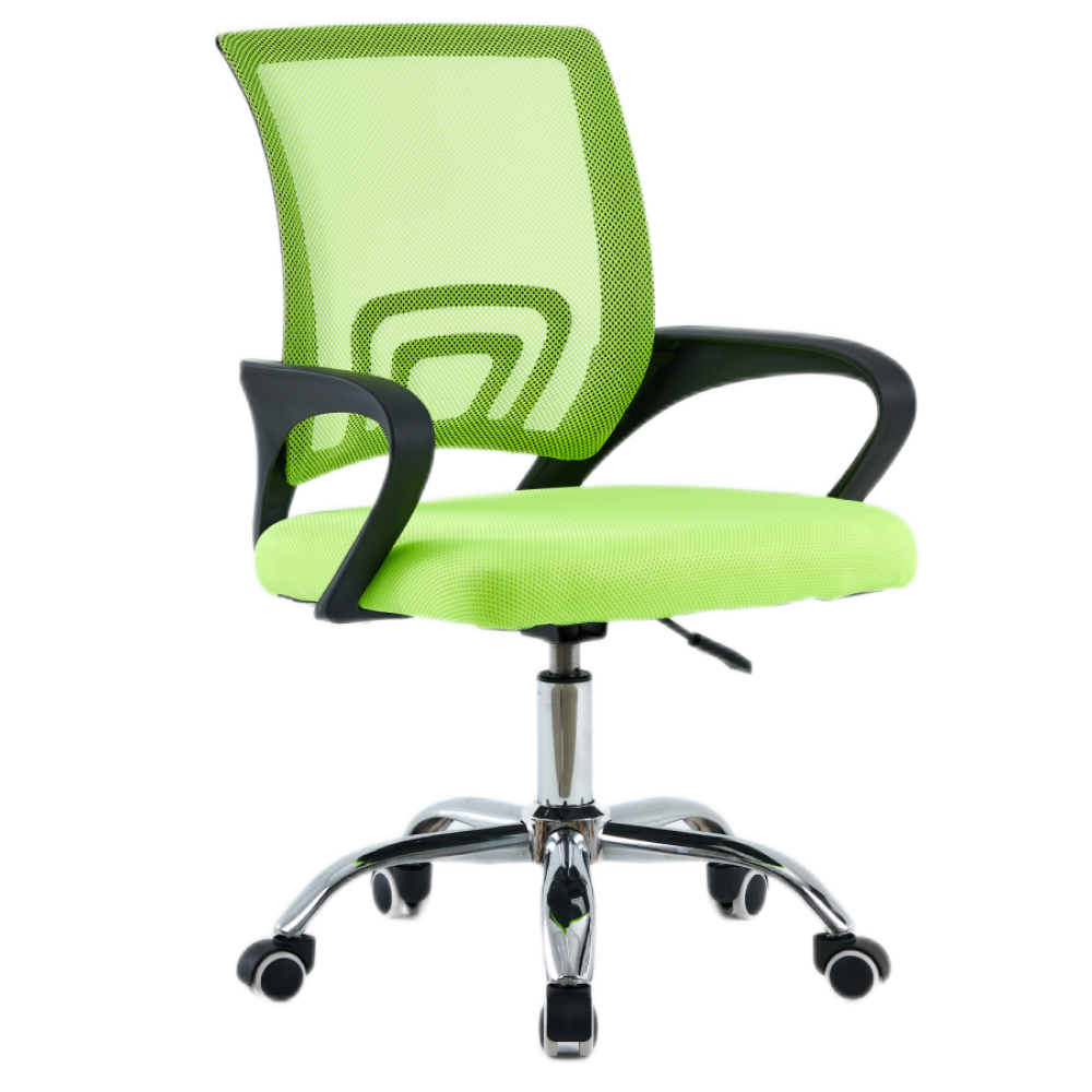 Kancelárska stolička, zelená/čierna, DEX 4 NEW