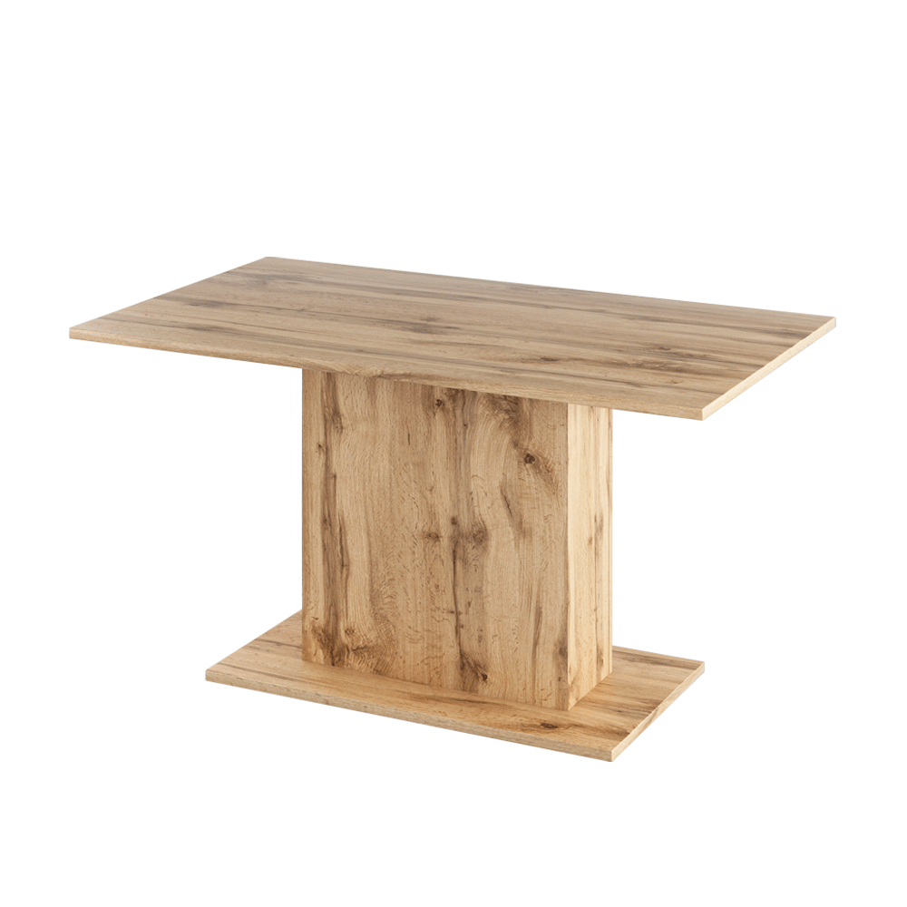 Étkezőasztal, wotan tölgy, 138x79 cm, OLYMPA