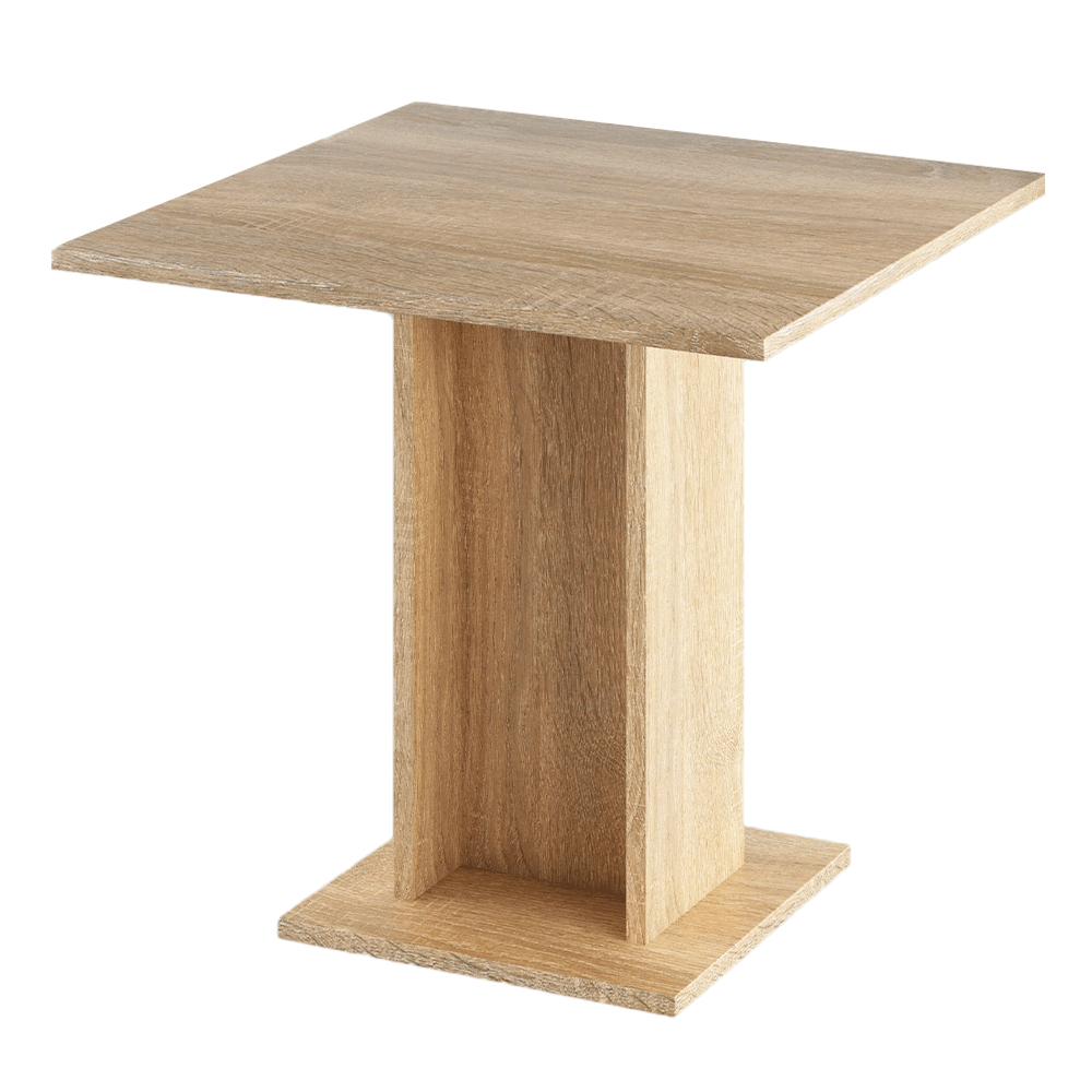 Étkezőasztal, sonoma tölgy, 79x79 cm, EUGO